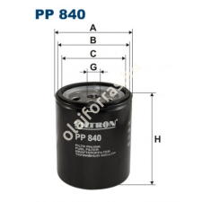Filtron PP840 Filtron üzemanyagszűrő üzemanyagszűrő