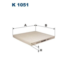 Filtron Szűrő, utastér levegő FILTRON K 1051 levegőszűrő
