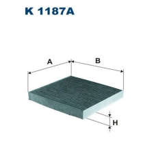 Filtron Szűrő, utastér levegő FILTRON K 1187A levegőszűrő