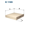 Filtron Szűrő, utastér levegő FILTRON K 1189