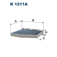 Filtron Szűrő, utastér levegő FILTRON K 1211A levegőszűrő