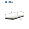 Filtron szűrő, utastér levegő K 1004
