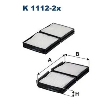 Filtron szűrő, utastér levegő K 1112-2x autóalkatrész