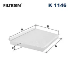 Filtron szűrő, utastér levegő K 1146 autóalkatrész