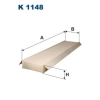 Filtron szűrő, utastér levegő K 1148