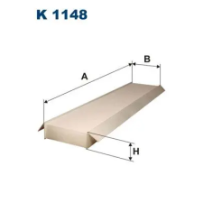 Filtron szűrő, utastér levegő K 1148 autóalkatrész