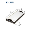 Filtron szűrő, utastér levegő K 1345
