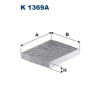 Filtron szűrő, utastér levegő K 1369A