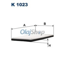 Filtron Utastérszűrő (K 1023) pollenszűrő