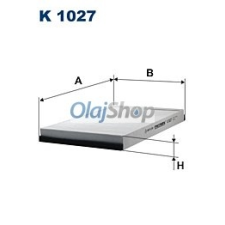 Filtron Utastérszűrő (K 1027) pollenszűrő