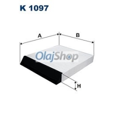 Filtron Utastérszűrő (K 1097) pollenszűrő