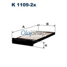 Filtron Utastérszűrő (K 1109-2X) pollenszűrő