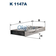 Filtron Utastérszűrő (K 1147A) pollenszűrő