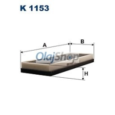 Filtron Utastérszűrő (K 1153) pollenszűrő