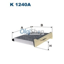 Filtron Utastérszűrő (K 1240A) pollenszűrő