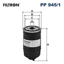 Filtron Üzemanyagszűrő FILTRON PP 945/1 üzemanyagszűrő