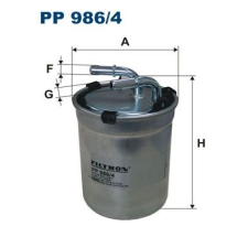 Filtron Üzemanyagszűrő FILTRON PP 986/4 üzemanyagszűrő