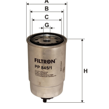 Filtron üzemanyagszűrő PP845 1db üzemanyagszűrő