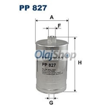 Filtron Üzemanyagszűrő (PP 827) üzemanyagszűrő