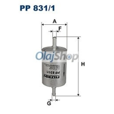 Filtron Üzemanyagszűrő (PP 831/1) üzemanyagszűrő