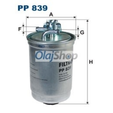 Filtron Üzemanyagszűrő (PP 839) üzemanyagszűrő