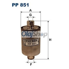 Filtron Üzemanyagszűrő (PP 851) üzemanyagszűrő
