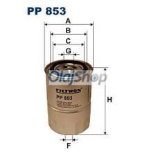 Filtron Üzemanyagszűrő (PP 853) üzemanyagszűrő