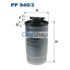 Filtron Üzemanyagszűrő (PP 940/3) üzemanyagszűrő