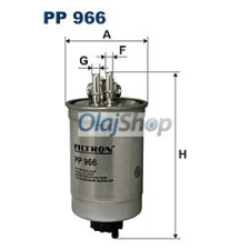 Filtron Üzemanyagszűrő (PP 966) üzemanyagszűrő