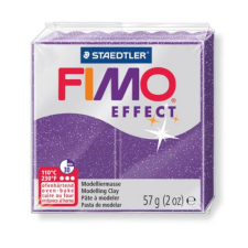 FIMO Effect süthető gyurma, 57 g - csillámos bíborlila (8020-602) modellmassza