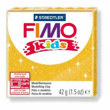 FIMO Gyurma, 42 g, égethető, FIMO Kids, glitteres arany (FM8030112) süthető gyurma