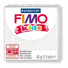 FIMO Gyurma, 42 g, égethető, FIMO "Kids", glitteres fehér süthető gyurma