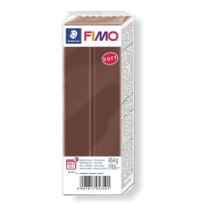 FIMO Gyurma, 454 g, égethető, FIMO &quot;Soft&quot;, csokoládé kreatív és készségfejlesztő