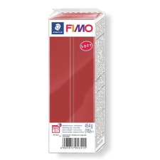 FIMO Gyurma, 454 g, égethető, FIMO "Soft", karácsonypiros gyurma