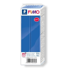 FIMO Gyurma, 454 g, égethető,  "Soft", ragyogókék süthető gyurma