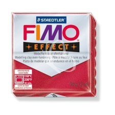 FIMO Gyurma, 56 g, égethető, FIMO &quot;Effect&quot;, metál rubin süthető gyurma