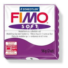FIMO Gyurma, 56 g, égethető, FIMO &quot;Soft&quot;, bíborlila süthető gyurma