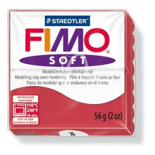 FIMO Gyurma, 56 g, égethető, FIMO &quot;Soft&quot;, meggy piros gyurma
