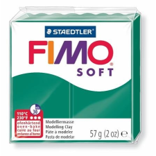 FIMO Gyurma, 56 g, égethető, FIMO "Soft", smaragdzöld süthető gyurma