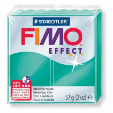 FIMO Gyurma, 57 g, égethető, FIMO Effect, áttetsző zöld (FM8020504) süthető gyurma