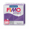 FIMO Gyurma, 57 g, égethető, FIMO  Effect , csillámos bíborlila