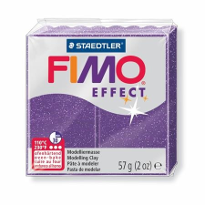 FIMO Gyurma, 57 g, égethető, FIMO  Effect , csillámos bíborlila süthető gyurma
