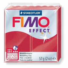 FIMO Gyurma, 57 g, égethető, FIMO  Effect , metál rubin süthető gyurma