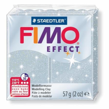 FIMO Gyurma, 57 g, égethető, FIMO "Effect", csillámos ezüst gyurma