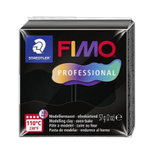 FIMO Gyurma, 57 g, égethető, FIMO "Professional", fekete kreatív és készségfejlesztő