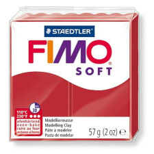 FIMO Gyurma, 57 g, égethető, FIMO "Soft", karácsonyi piros gyurma
