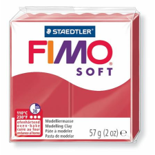 FIMO Gyurma, 57 g, égethető, fimo &quot;soft&quot;, meggy piros 8020-26 süthető gyurma
