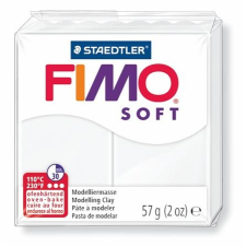 FIMO Gyurma, 57 g, égethető, FIMO  Soft , fehér süthető gyurma
