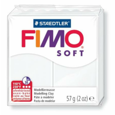 FIMO Gyurma, 57 g, égethető, FIMO Soft, fehér (FM80200) süthető gyurma