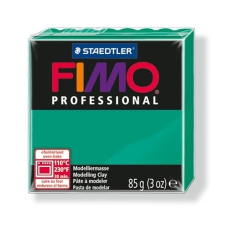 FIMO Gyurma, 85 g, égethető, FIMO &quot;Professional&quot;, intenzív zöld süthető gyurma